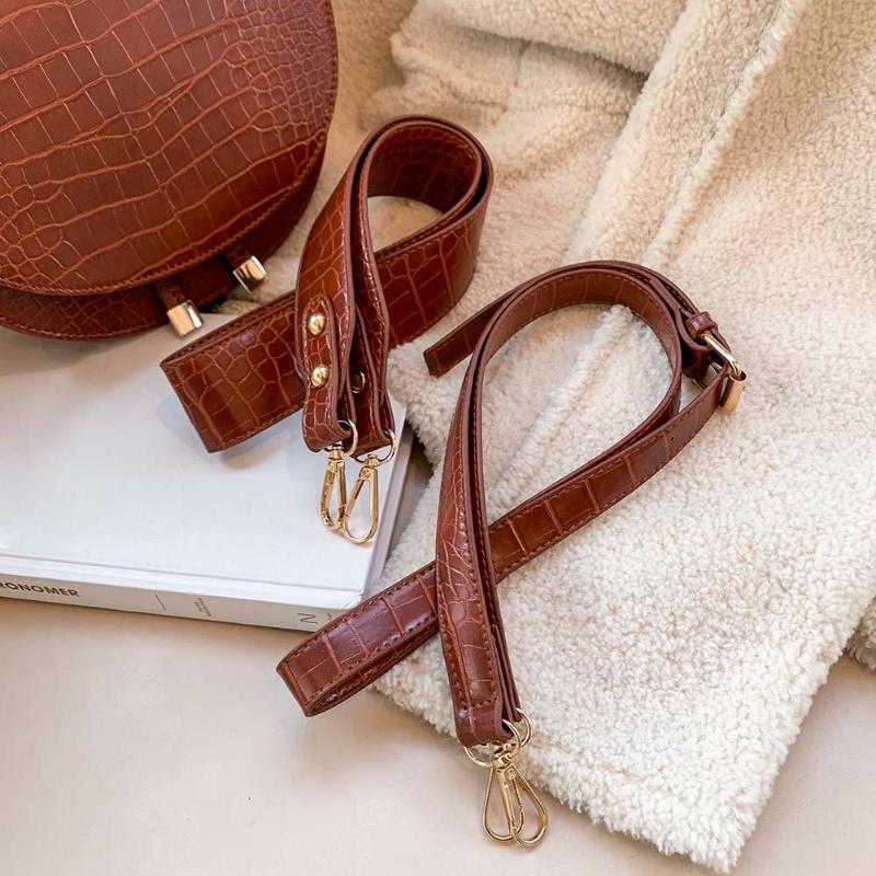 Luxe Crocodile motif sacs à bandoulière pour femmes 2020 demi-rond sac de messager en cuir PU sacs à main sac à bandoulière sac main femme Luxe Crocodile motif sacs à bandoulière pour femmes 2020 demi-rond sac de messager en cuir PU sacs à main sac à bandoulière sac main femme