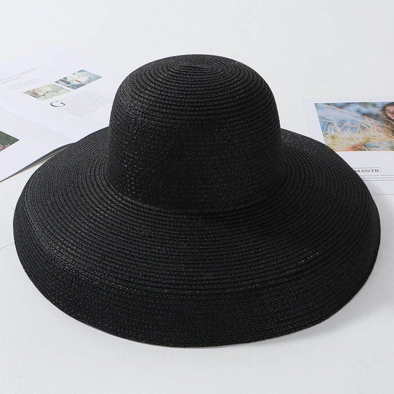 Chapeaux de soleil pour femmes | Uni, élégant, chapeau à large bord, chapeau de plage en paille souple, pour femmes, HT2303, nouvelle collection été 2019 Chapeaux de soleil pour femmes | Uni, élégant, chapeau à large bord, chapeau de plage en paille souple, pour femmes, HT2303, nouvelle collection été 2019