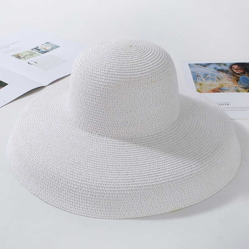 Chapeaux de soleil pour femmes | Uni, élégant, chapeau à large bord, chapeau de plage en paille souple, pour femmes, HT2303, nouvelle collection été 2019 Chapeaux de soleil pour femmes | Uni, élégant, chapeau à large bord, chapeau de plage en paille souple, pour femmes, HT2303, nouvelle collection été 2019