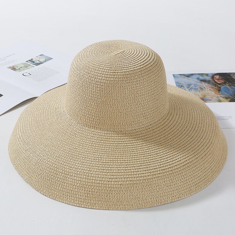 Chapeaux de soleil pour femmes | Uni, élégant, chapeau à large bord, chapeau de plage en paille souple, pour femmes, HT2303, nouvelle collection été 2019 Chapeaux de soleil pour femmes | Uni, élégant, chapeau à large bord, chapeau de plage en paille souple, pour femmes, HT2303, nouvelle collection été 2019