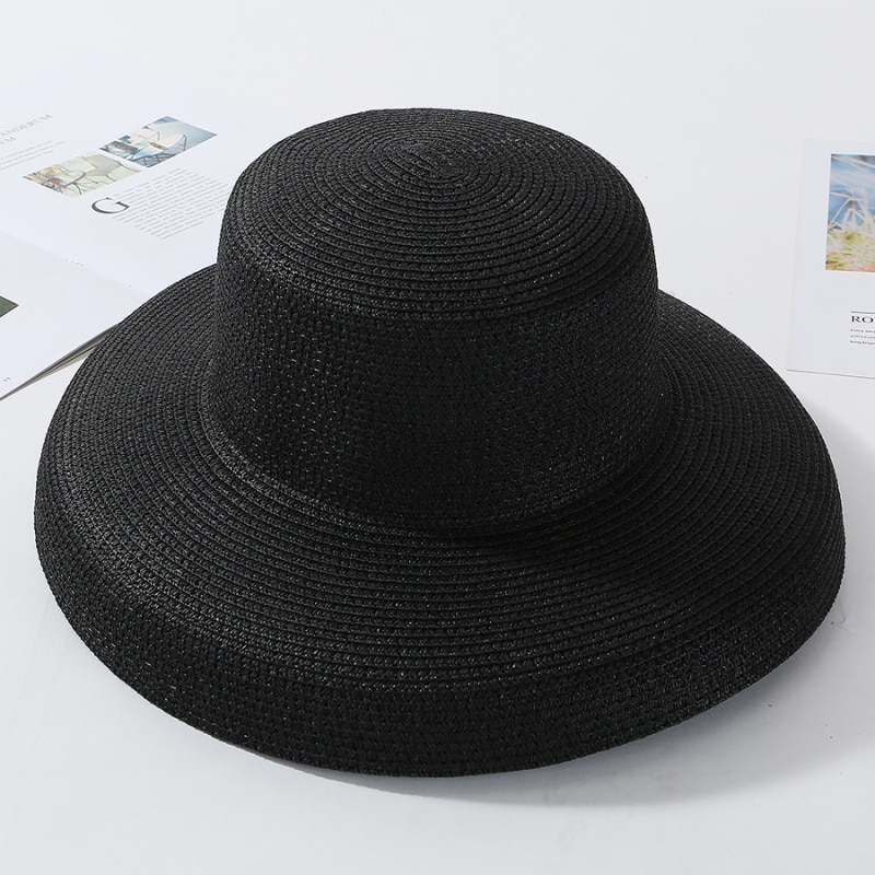 Chapeaux de soleil pour femmes | Uni, élégant, chapeau à large bord, chapeau de plage en paille souple, pour femmes, HT2303, nouvelle collection été 2019 Chapeaux de soleil pour femmes | Uni, élégant, chapeau à large bord, chapeau de plage en paille souple, pour femmes, HT2303, nouvelle collection été 2019
