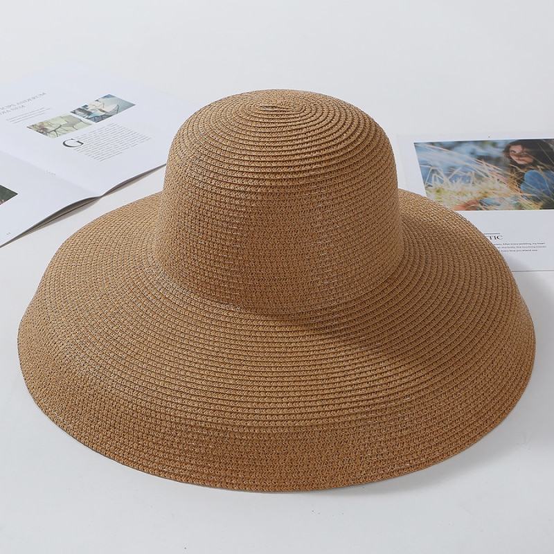 Chapeaux de soleil pour femmes | Uni, élégant, chapeau à large bord, chapeau de plage en paille souple, pour femmes, HT2303, nouvelle collection été 2019 Chapeaux de soleil pour femmes | Uni, élégant, chapeau à large bord, chapeau de plage en paille souple, pour femmes, HT2303, nouvelle collection été 2019