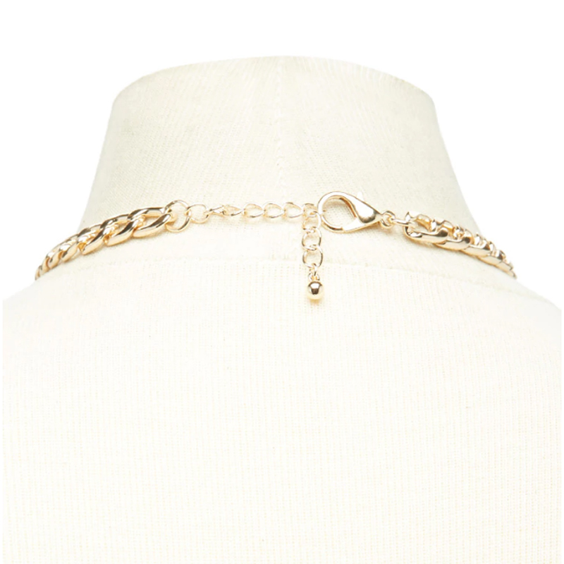 Mode lien chaîne collier ras du cou pour les femmes collier à breloques Collares bijoux XL066 Mode lien chaîne collier ras du cou pour les femmes collier à breloques Collares bijoux XL066