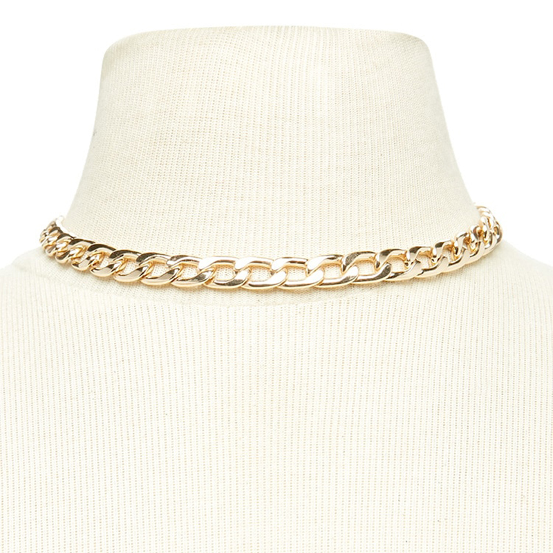 Mode lien chaîne collier ras du cou pour les femmes collier à breloques Collares bijoux XL066 Mode lien chaîne collier ras du cou pour les femmes collier à breloques Collares bijoux XL066