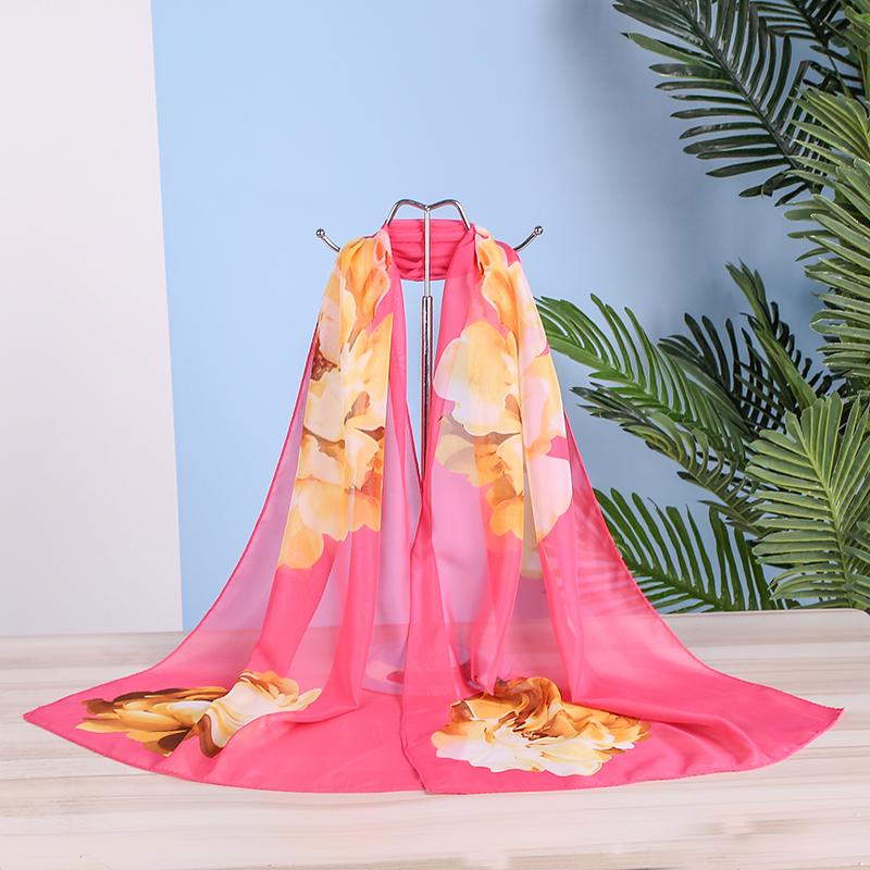 Foulard en mousseline de soie femme Foulard en mousseline de soie femme