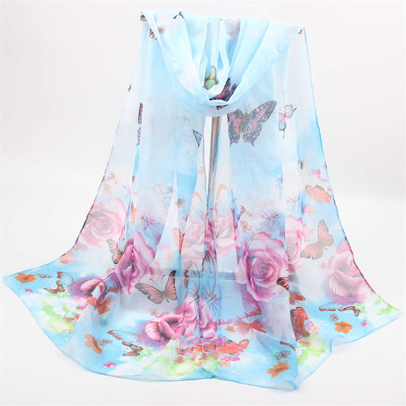 Foulard en mousseline de soie femme Foulard en mousseline de soie femme
