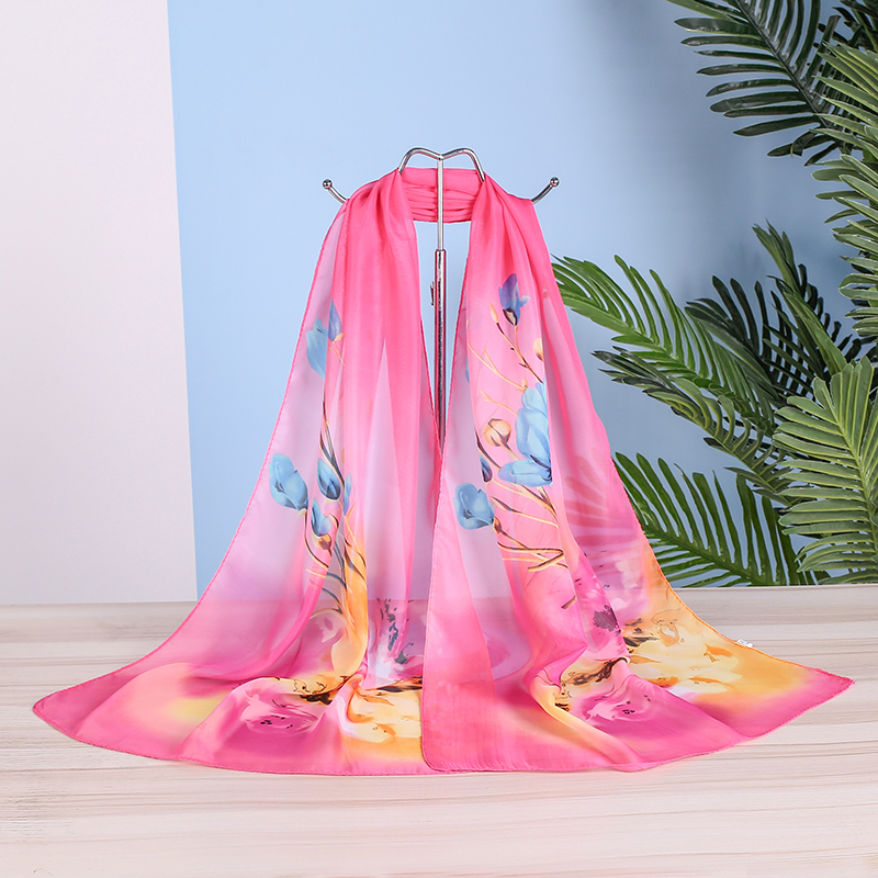 Foulard en mousseline de soie femme Foulard en mousseline de soie femme