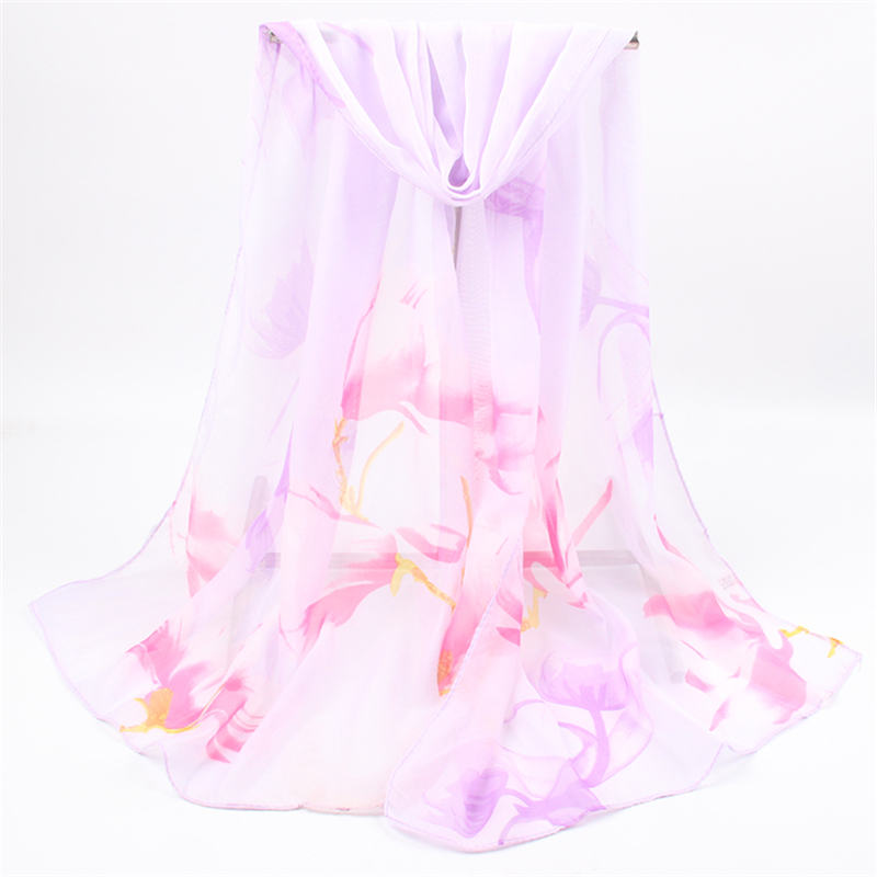 Foulard en mousseline de soie femme Foulard en mousseline de soie femme