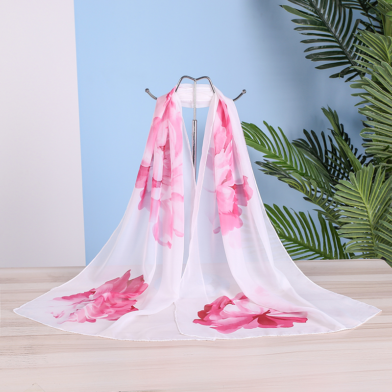 Foulard en mousseline de soie femme Foulard en mousseline de soie femme