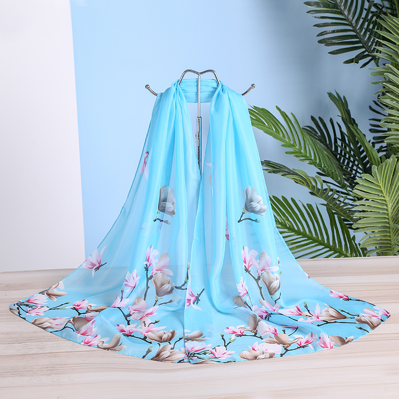 Foulard en mousseline de soie femme Foulard en mousseline de soie femme