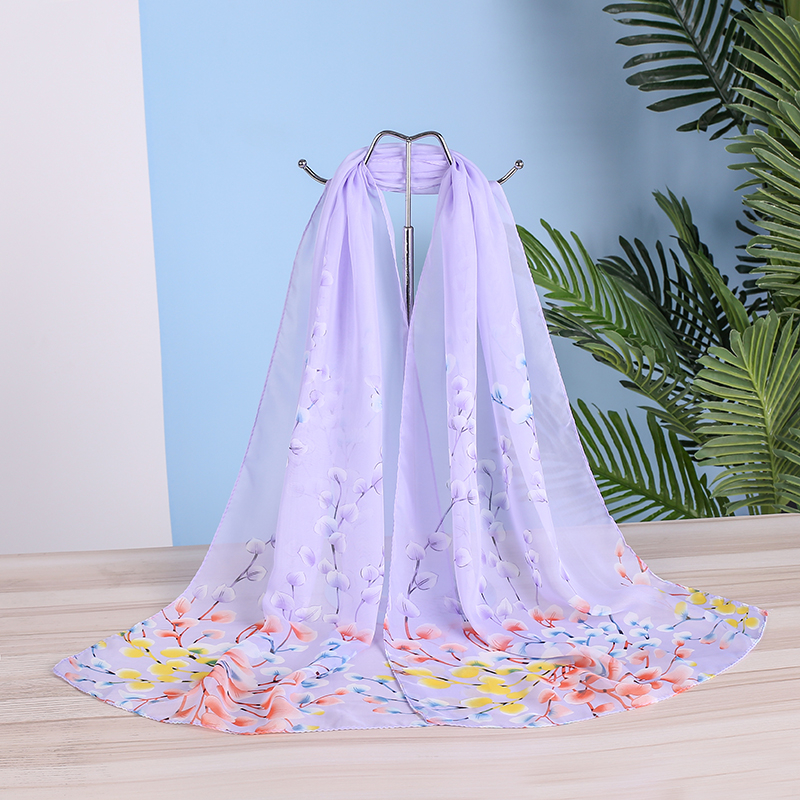 Foulard en mousseline de soie femme Foulard en mousseline de soie femme
