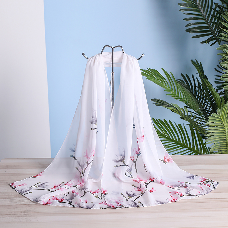 Foulard en mousseline de soie femme Foulard en mousseline de soie femme