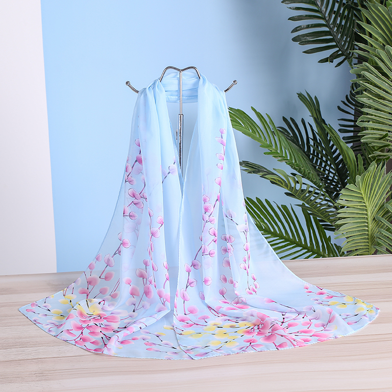 Foulard en mousseline de soie femme Foulard en mousseline de soie femme