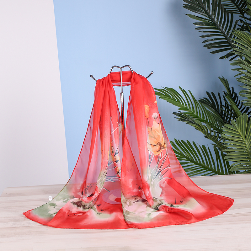 Foulard en mousseline de soie femme Foulard en mousseline de soie femme