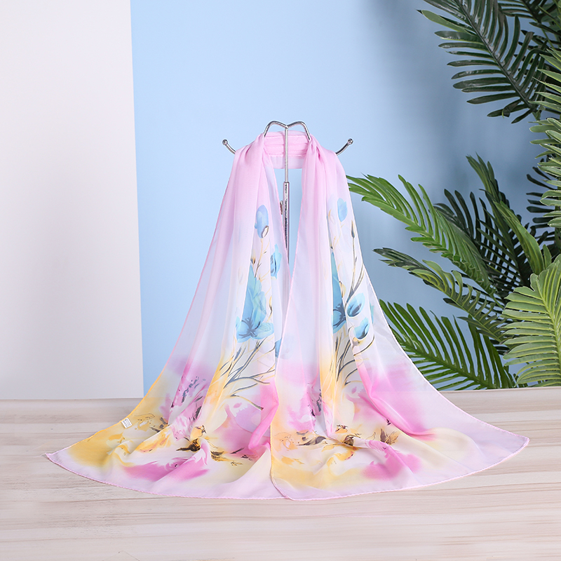 Foulard en mousseline de soie femme Foulard en mousseline de soie femme