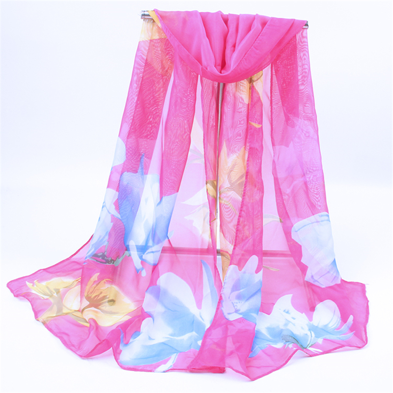 Foulard en mousseline de soie femme Foulard en mousseline de soie femme