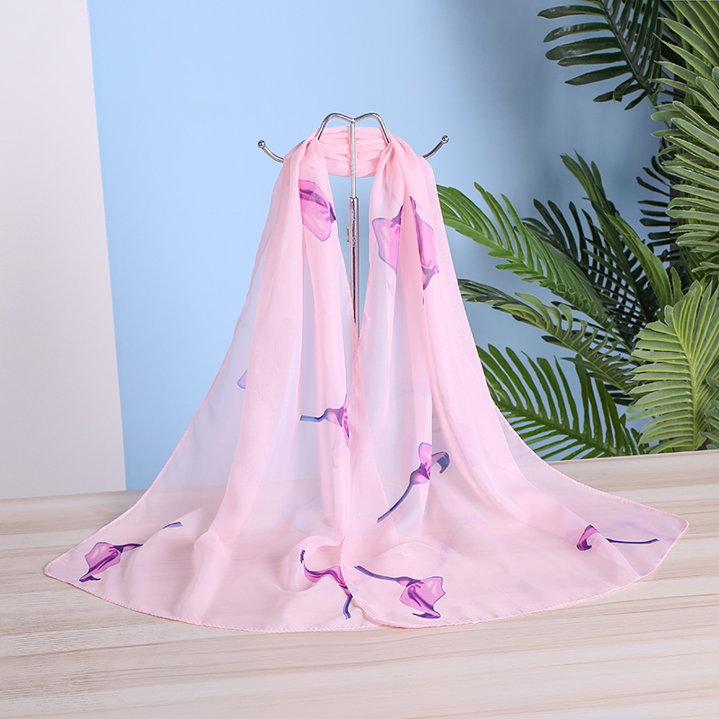 Foulard en mousseline de soie femme Foulard en mousseline de soie femme
