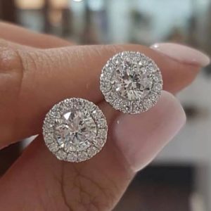 20x8mm Superbe Violet Améthyste Blanc Zircone cubique Cadeau Pour Filles 925 Argent Boucles D/'oreilles Clou