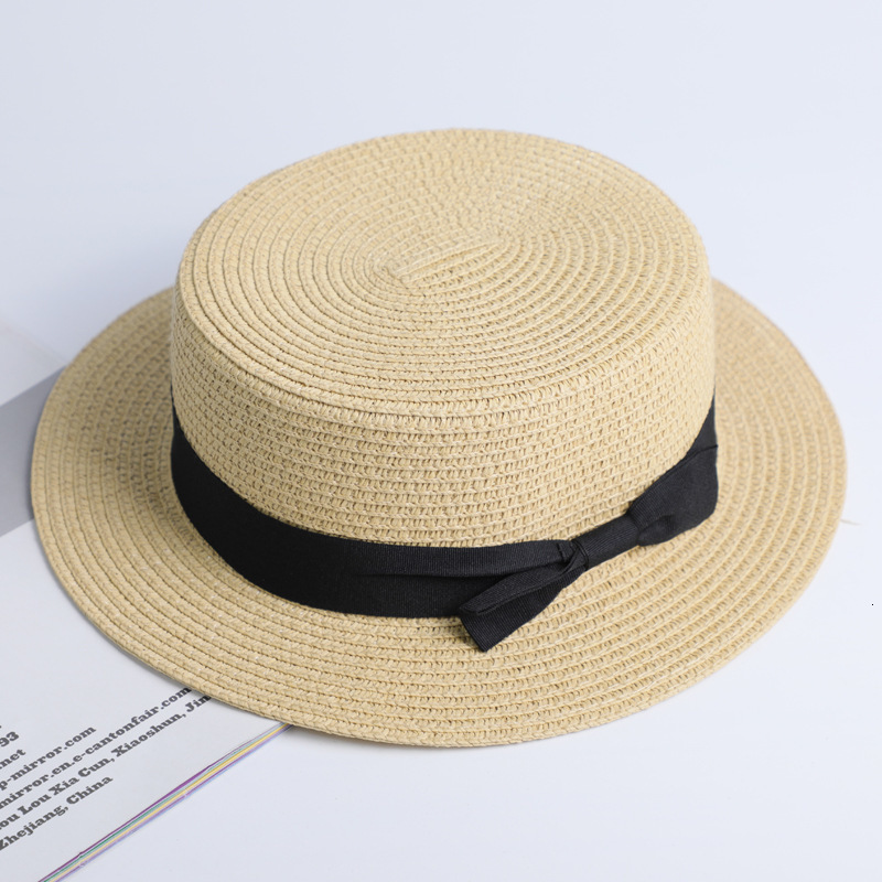 Chapeau de plage simple été 2019 | Chapeau mère-enfant, chapeau décontracté Panama femme, chapeau de marque femmes à bord plat avec nœud papillon, casquette de paille pour filles Chapeau de plage simple été 2019 | Chapeau mère-enfant, chapeau décontracté Panama femme, chapeau de marque femmes à bord plat avec nœud papillon, casquette de paille pour filles