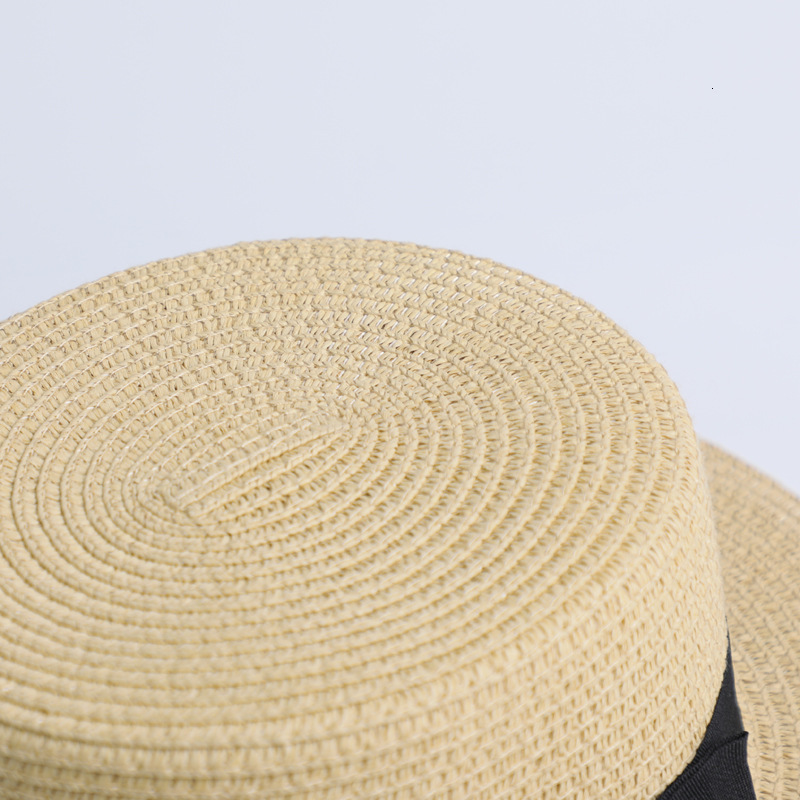 Chapeau de plage simple été 2019 | Chapeau mère-enfant, chapeau décontracté Panama femme, chapeau de marque femmes à bord plat avec nœud papillon, casquette de paille pour filles Chapeau de plage simple été 2019 | Chapeau mère-enfant, chapeau décontracté Panama femme, chapeau de marque femmes à bord plat avec nœud papillon, casquette de paille pour filles