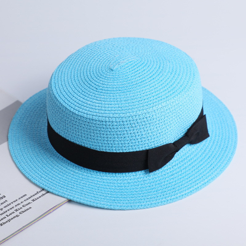 Chapeau de plage simple été 2019 | Chapeau mère-enfant, chapeau décontracté Panama femme, chapeau de marque femmes à bord plat avec nœud papillon, casquette de paille pour filles Chapeau de plage simple été 2019 | Chapeau mère-enfant, chapeau décontracté Panama femme, chapeau de marque femmes à bord plat avec nœud papillon, casquette de paille pour filles