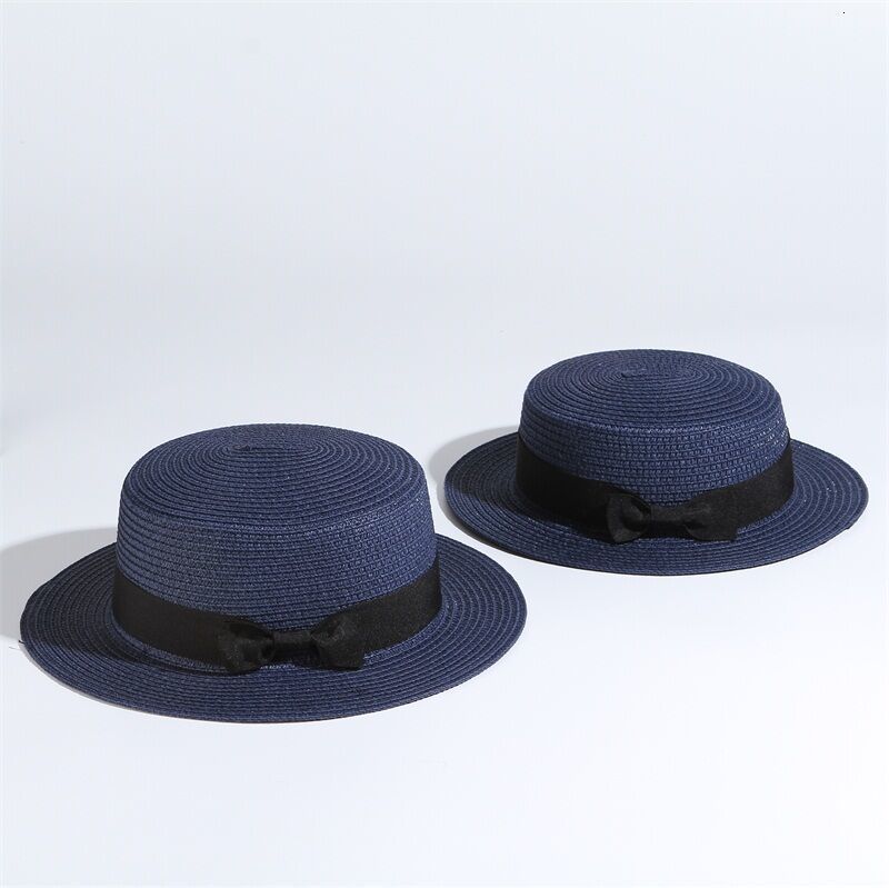 Chapeau de plage simple été 2019 | Chapeau mère-enfant, chapeau décontracté Panama femme, chapeau de marque femmes à bord plat avec nœud papillon, casquette de paille pour filles Chapeau de plage simple été 2019 | Chapeau mère-enfant, chapeau décontracté Panama femme, chapeau de marque femmes à bord plat avec nœud papillon, casquette de paille pour filles