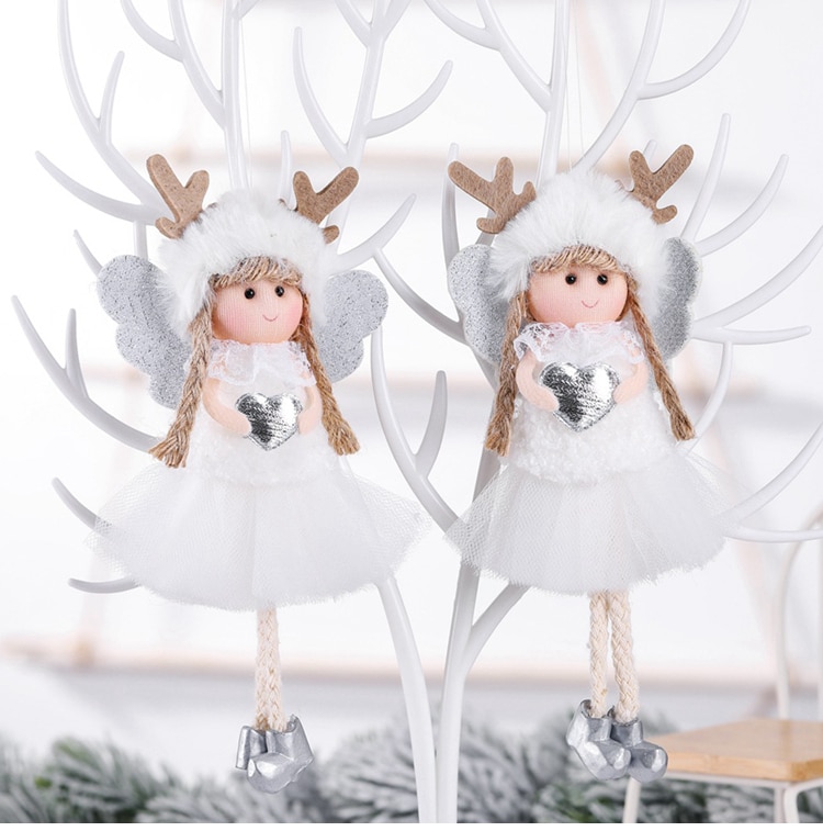 Poupée ange pour les fêtes, décorations pour la maison, guirlande, pour arbre de de Noël, nouvel an, 2020, 2021 Poupée ange pour les fêtes, décorations pour la maison, guirlande, pour arbre de de Noël, nouvel an, 2020, 2021