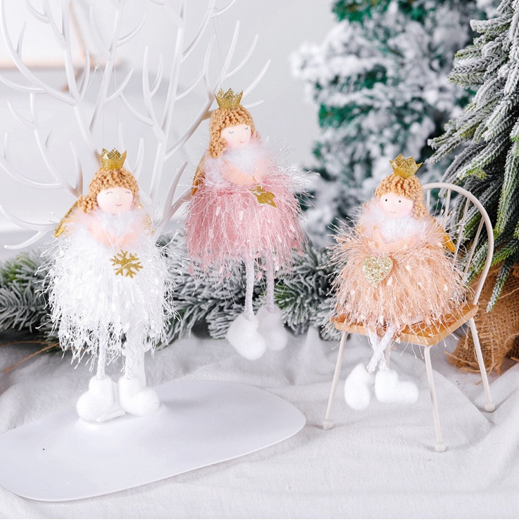 Poupée ange pour les fêtes, décorations pour la maison, guirlande, pour arbre de de Noël, nouvel an, 2020, 2021 Poupée ange pour les fêtes, décorations pour la maison, guirlande, pour arbre de de Noël, nouvel an, 2020, 2021