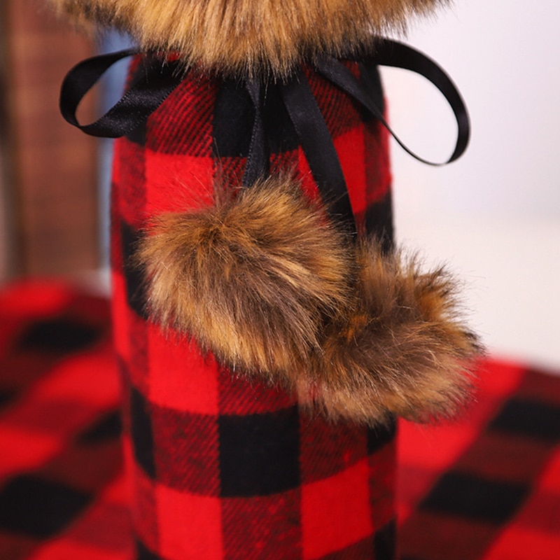 Noël bouteille de vin couverture joyeux noël décor pour la maison 2020 Natal Noel noël Table décor noël cadeau bonne année 2021 Noël bouteille de vin couverture joyeux noël décor pour la maison 2020 Natal Noel noël Table décor noël cadeau bonne année 2021
