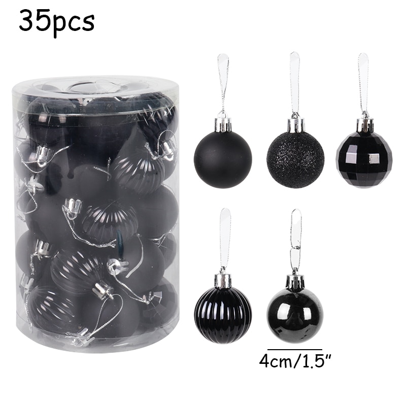 34 pièces ornement de noël pour noël décor à la maison boules en plastique léger natal déco une boule de baril 4cm 2021 pendentif suspendu nouvel an 34 pièces ornement de noël pour noël décor à la maison boules en plastique léger natal déco une boule de baril 4cm 2021 pendentif suspendu nouvel an