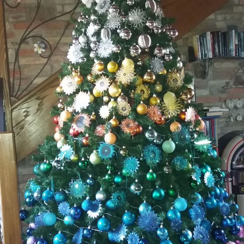 34 pièces ornement de noël pour noël décor à la maison boules en plastique léger natal déco une boule de baril 4cm 2021 pendentif suspendu nouvel an 34 pièces ornement de noël pour noël décor à la maison boules en plastique léger natal déco une boule de baril 4cm 2021 pendentif suspendu nouvel an