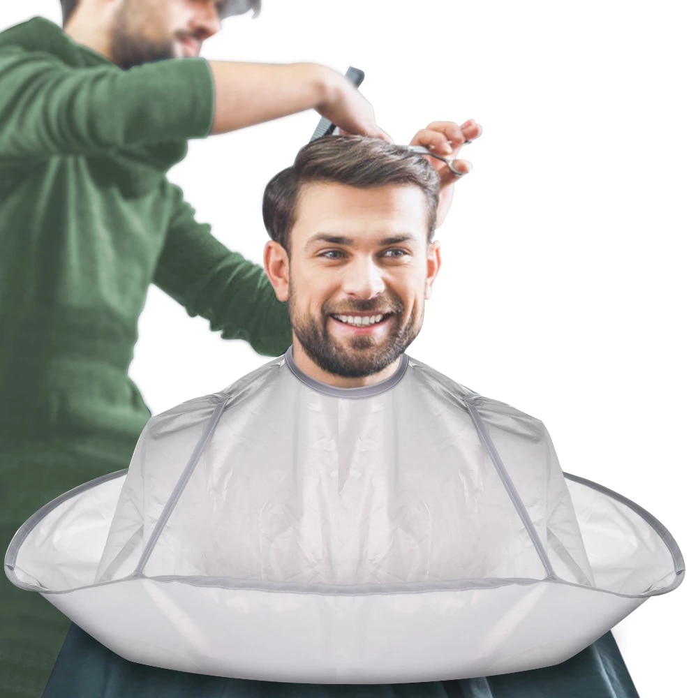 Cape de cheveux pour salon de coiffure, tablier créatif de bricolage, pour styliste, barbier, parapluie, accessoires de coiffure
