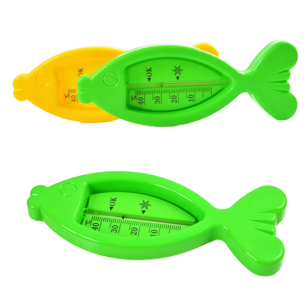Therye.com-Jouet de bain mignon flottant en forme de poisson pour bébé, capteur de température de baignoire en plastique